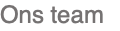 Ons team 